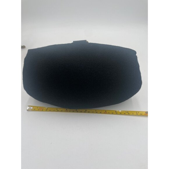 Vintage Victorian Style Black Hand Muff With Gold Rings - Picture 4 of 7